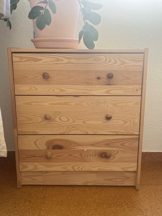 Cómoda 3 cajones pino IKEA