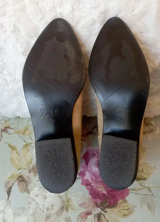 Botines piel Zara Talla 36