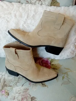 Botines piel Zara Talla 36