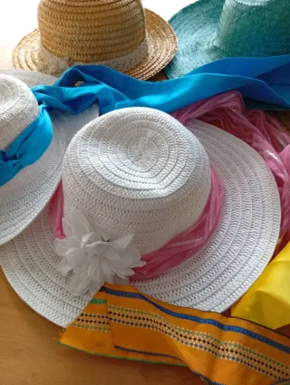 Lote de sombreros pamelas