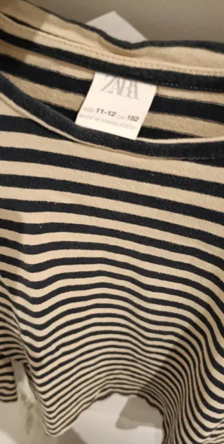 Camiseta Zara Rayas
