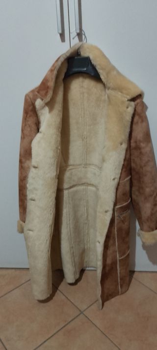 Cappotto Shearling Marrone