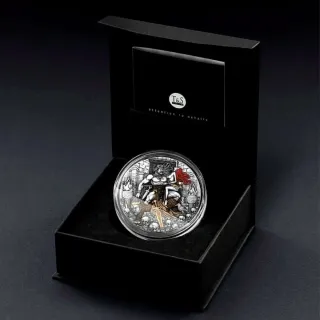 Moneda Rey Bárbaro 2 Oz Plata 999