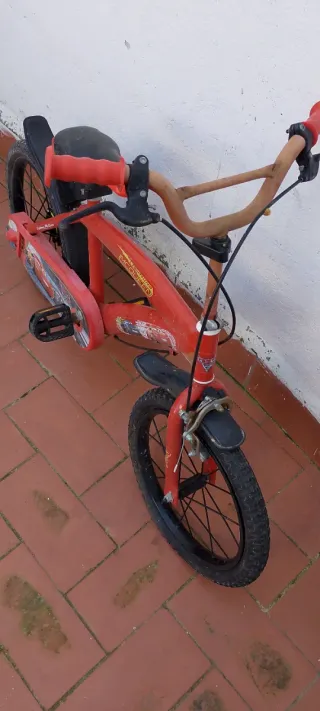 Bicicleta infantil roja STORM