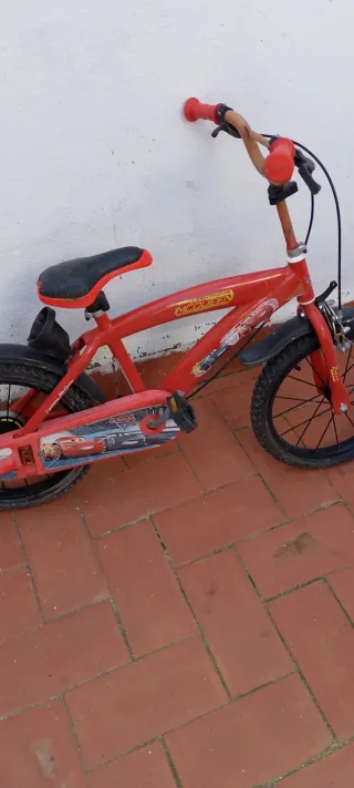 Bicicleta infantil roja STORM