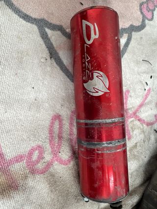 Escape Blaze 70cc AM6 y Silencioso Rojo regalado