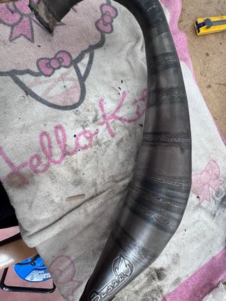 Escape Blaze 70cc AM6 y Silencioso Rojo regalado