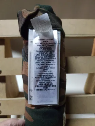 Camiseta Solognac Talla XL Camuflaje Algodón