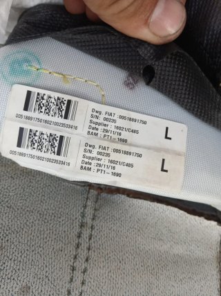 Airbag Sedili Fiat 500L Destro Sinistro
