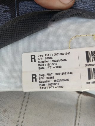 Airbag Sedili Fiat 500L Destro Sinistro