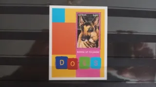 Sellos de Guyana "Perros"
