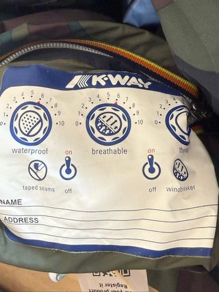 Giacca K-Way donna S mimetica cappuccio