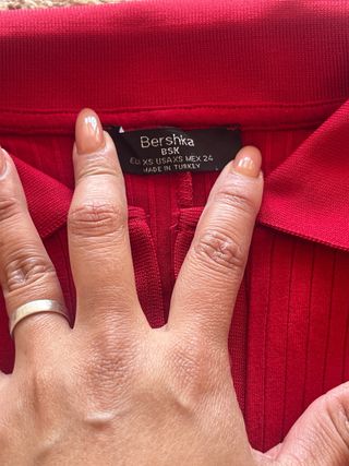 Vestido Bershka rojo