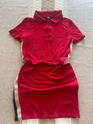 Vestido Bershka rojo