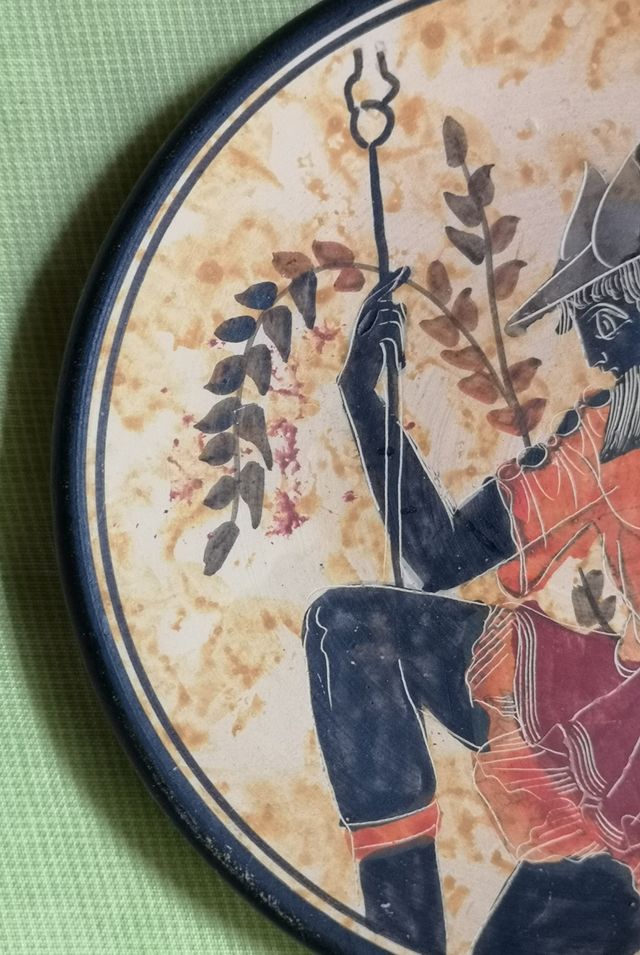 Plato decorativo Grecia pequeño