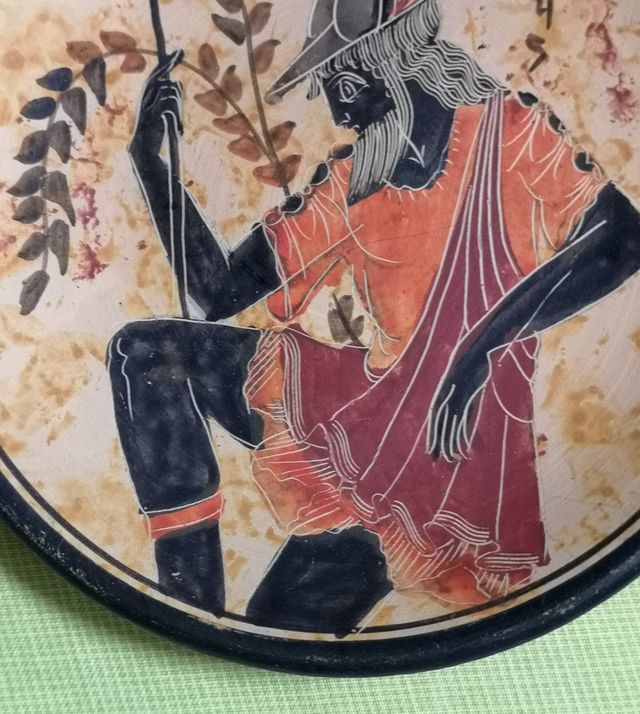 Plato decorativo Grecia pequeño