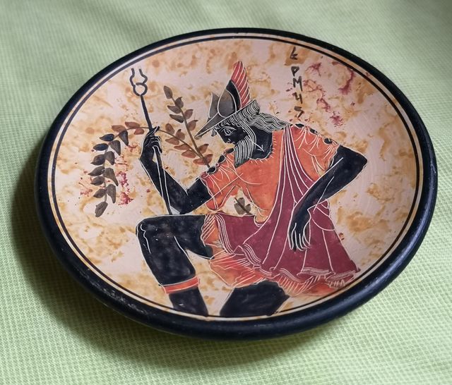 Plato decorativo Grecia pequeño