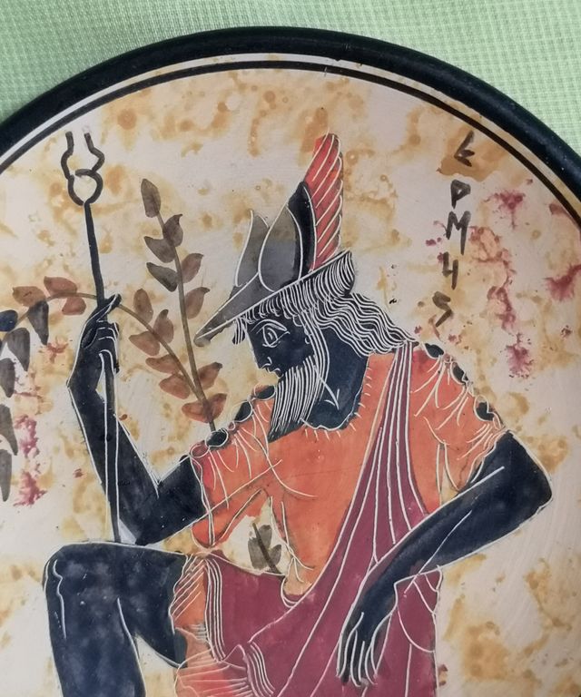 Plato decorativo Grecia pequeño