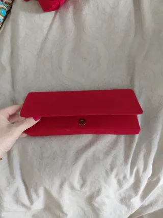 Bolso de mano multicolor con pedrería