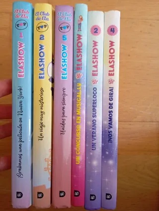 Lote de 6 libros Elashow. El Club de Ela top