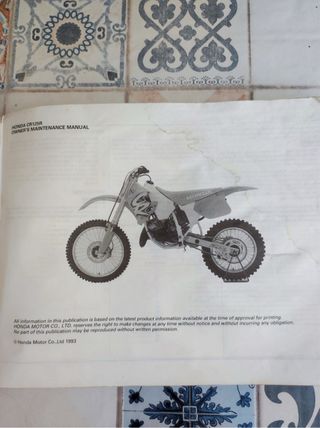 Manual Taller Honda CR125R