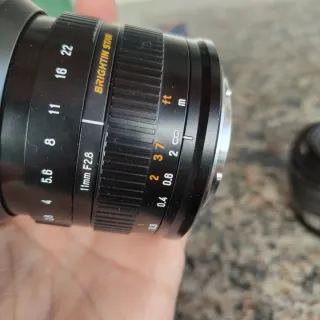 Objetivo 11mm f2.8 para sony fe
