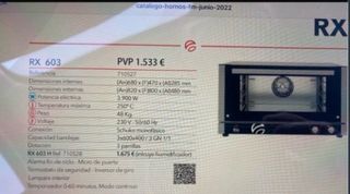 Horno Industrial FM RX 603