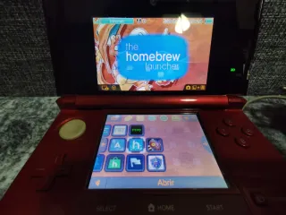 Nintendo 3DS Vermelha + Homebrew