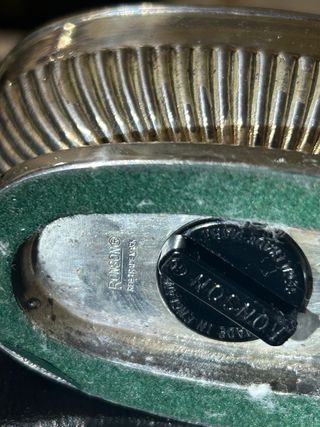 Mechero Ronson Vintage Mesa Plata
