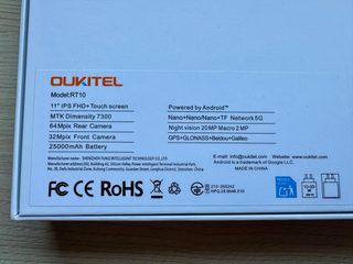 Tableta Oukitel RT10 512GB 11”