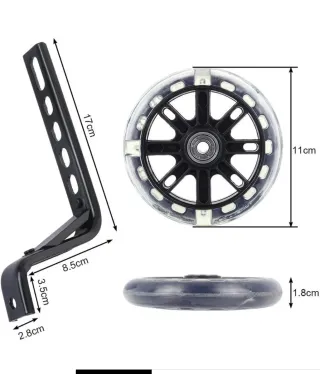 Juego de Ruedas de Entrenamiento de Bicicleta