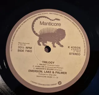 Vinilo Emerson Lake & Palmer - Trilogy
