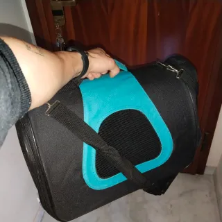 Transportín tela perro pequeño