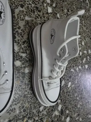 Converse Plataforma Blancas