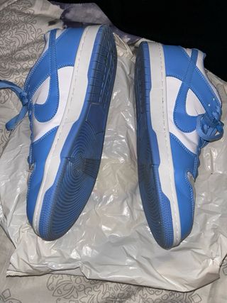 Zapatillas Nike Dunk Low Azul y Blanco