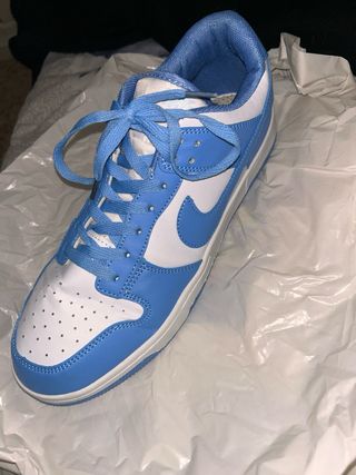 Zapatillas Nike Dunk Low Azul y Blanco