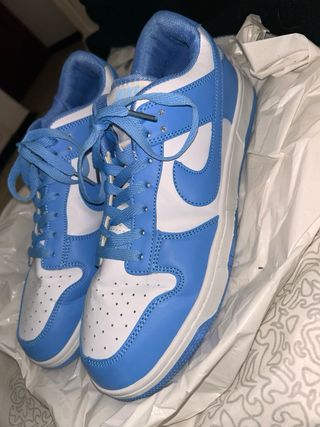 Zapatillas Nike Dunk Low Azul y Blanco