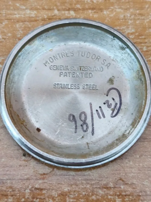 Fondello Tudor Montres S.A. Acciaio Inox