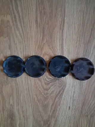 Tapa Tornillos llanta estrella negra