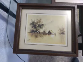 3 Cuadros Paisajes Marrones