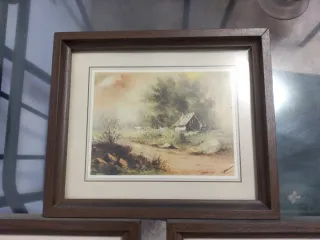 3 Cuadros Paisajes Marrones