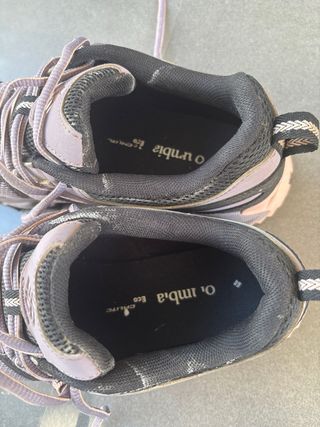 Zapatillas deportivas Columbia grises y rosas