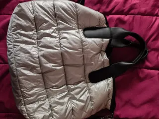 Bolso Tous Negro y Plateado.