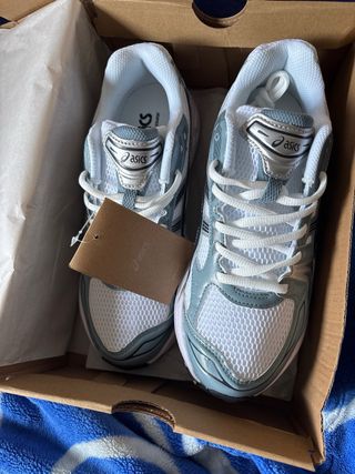 Asics Gel Kayano 14 Azul y Blancas