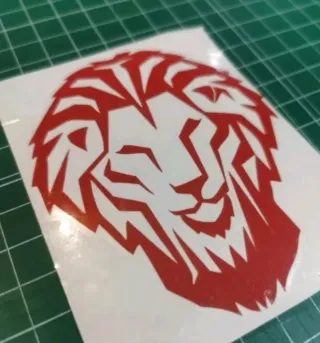 Vinilo León Athletic Club 90x75 mm grande