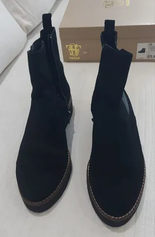 Botín señora Fosco negro. N. 39