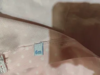 Vestido rosa bebé talla 6m por 4€