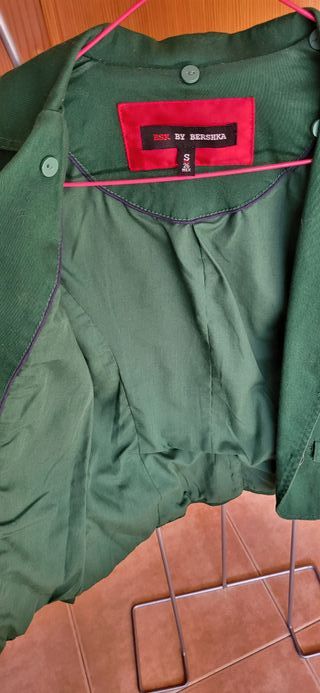 Chaqueta americana verde Talla S