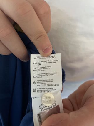 Polo U.S. Polo Assn. blu/giallo manica lunga