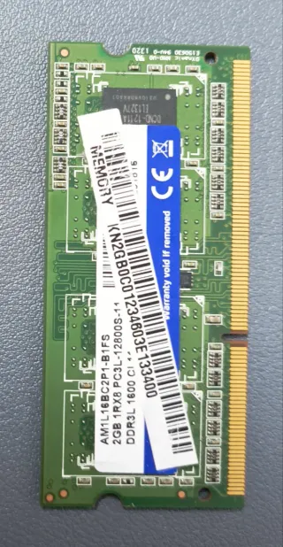 Módulo Memoria RAM Kingston DDR3L 2GB